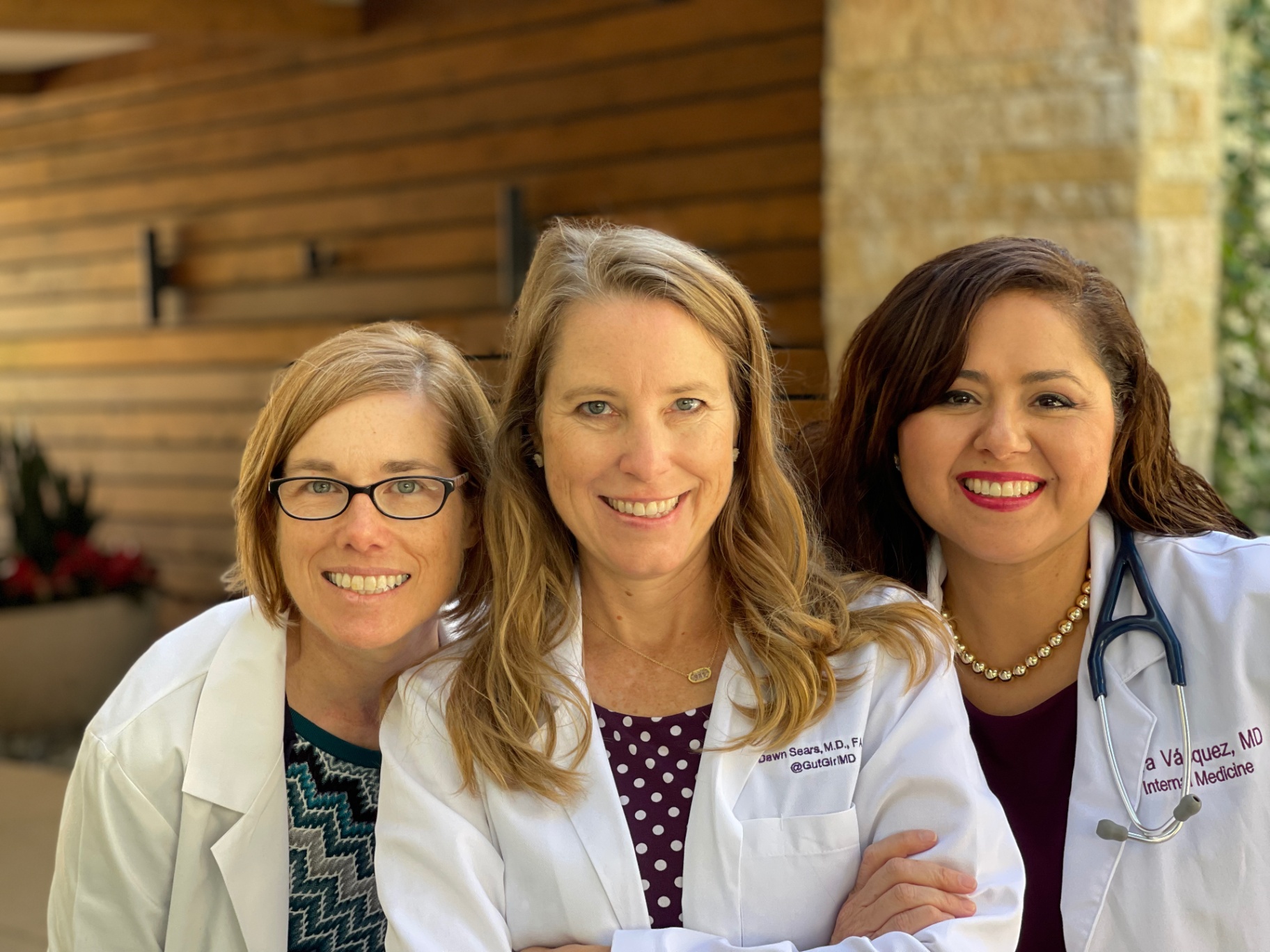 Dr. Sears with two physician colleagues