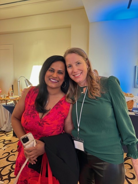 Dr. Sears with a physician colleague at a cohort event